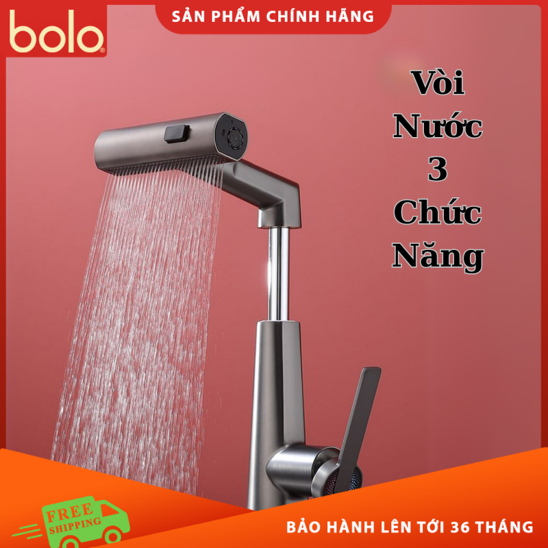 AQVN-107 Vòi chậu Lavabo nóng lạnh có thể thay đổi chiều cao