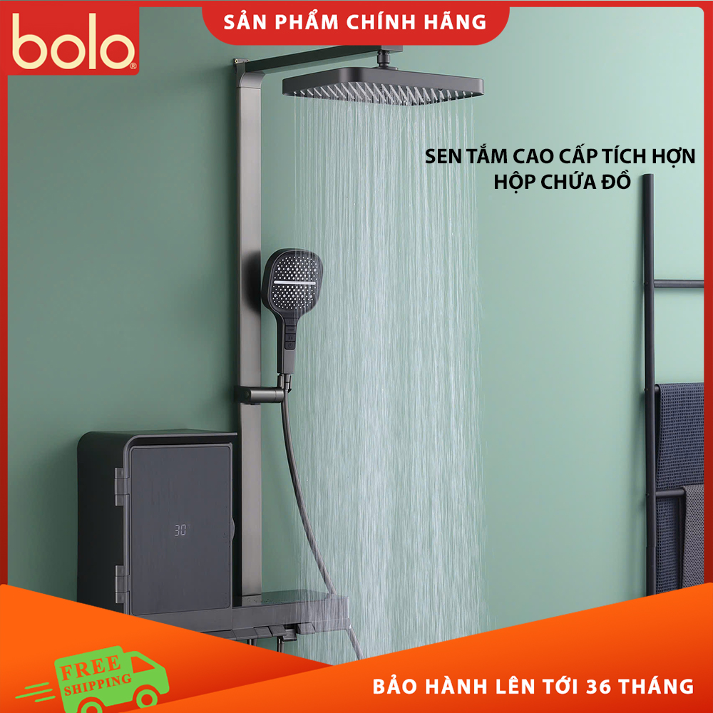 BLST-113 Bộ Sen Tắm Cao Cấp Bằng Đồng Kèm Tủ Để Đồ